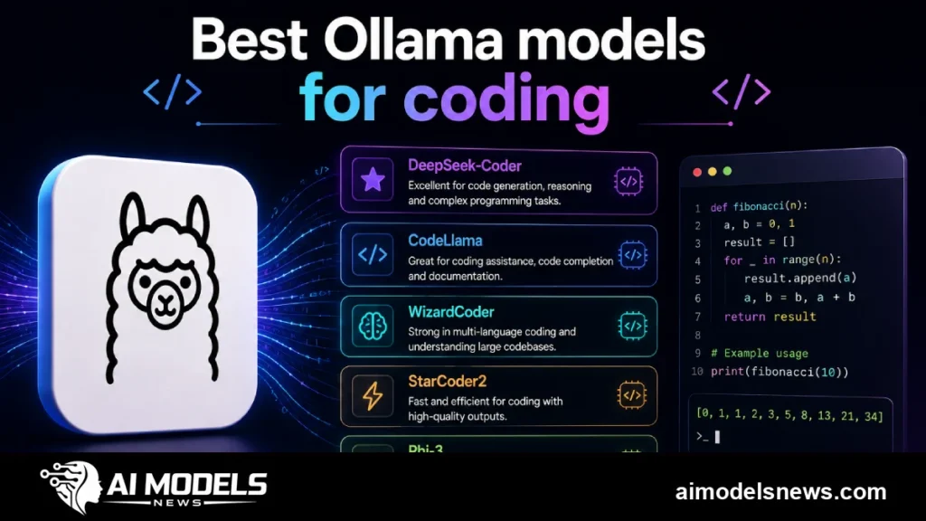 Best Ollama models for coding and roleplay with VRAM requirements