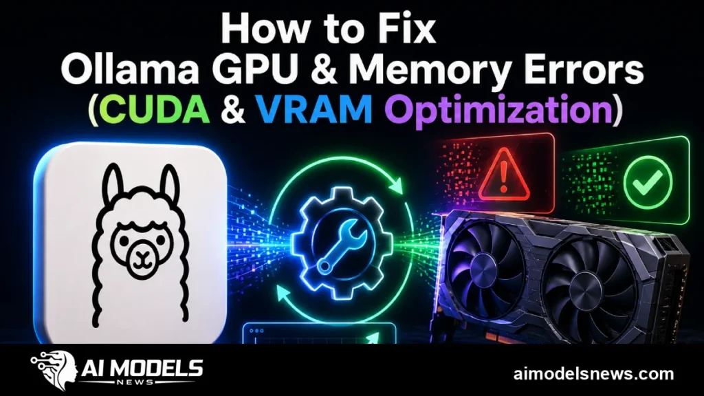 Fix Ollama GPU and memory errors with CUDA and VRAM optimization