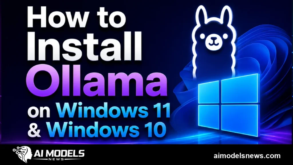 Ollama installation on Windows for running local AI models