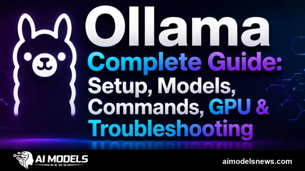 Ollama complete guide for local AI models, commands, GPU, and troubleshooting