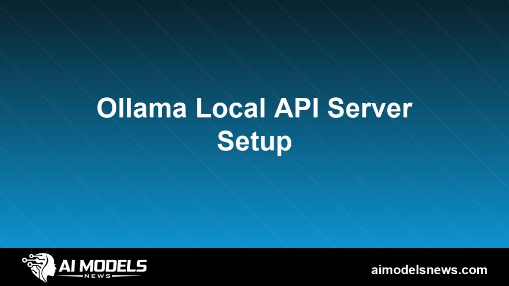 Ollama local API server setup on port 11434 with HTTPS